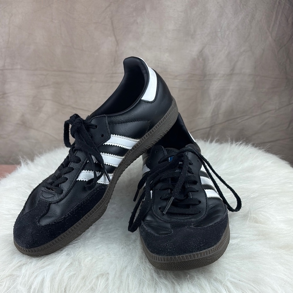 Black Adidas Samba Brown/ Gum Sole